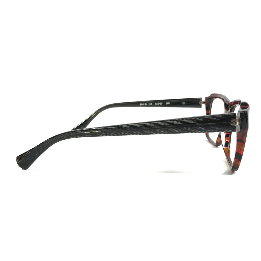 Alain Mikli Eyeglasses Frames A03150 005 Rhombus Red Black Pont Blac 55-18-145